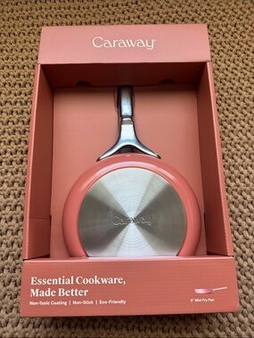 NEW Caraway 8" Mini Fry Pan Perracotta Nonstick Ceramic Stainless Steel Handle